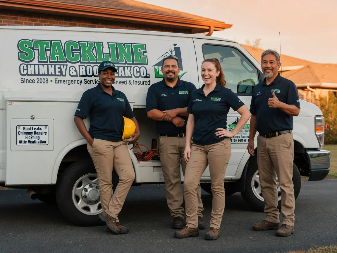 Chimney flashing repair company in Rockport, MA